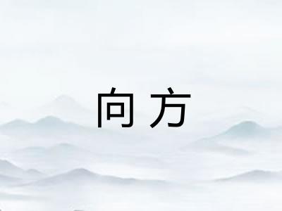 向方