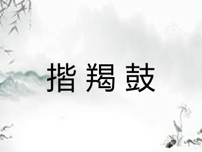 揩羯鼓