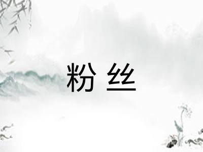 粉丝