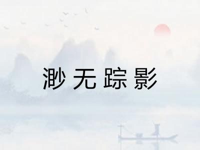 渺无踪影