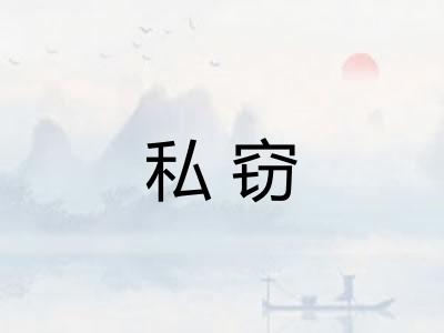 私窃