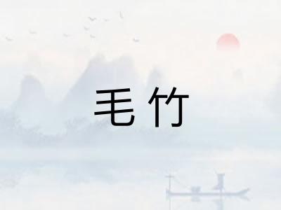 毛竹